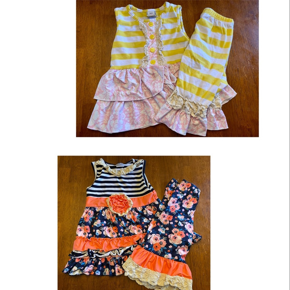 Toddler girl summer sets